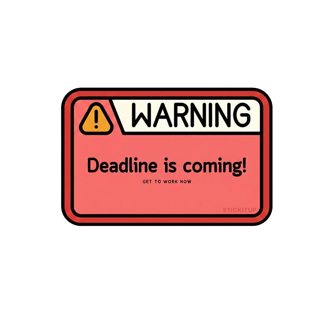 Warning Sticker